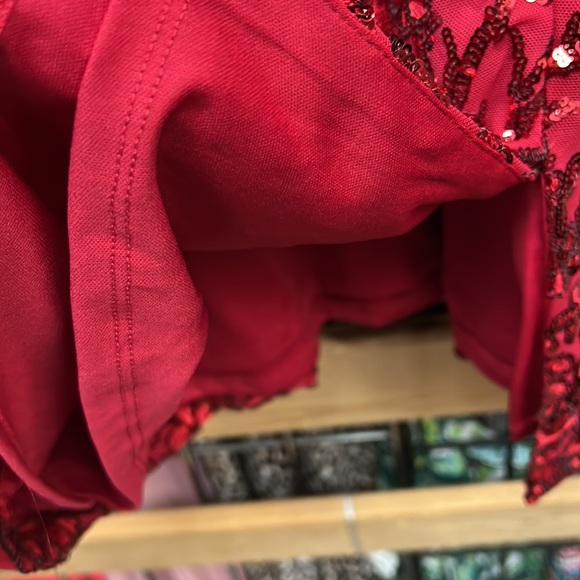 NWT,Alex & Eve from Alex evenings Sequin Floral Sheath Dress
,red - Picture 8 of 17